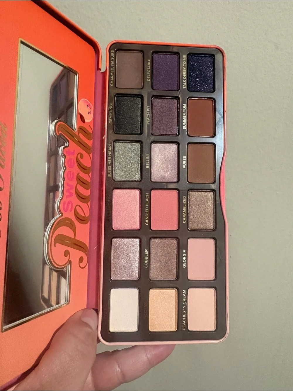 Too Faced Sweet Peach Eyeshadow Palette - Brand New Never .
